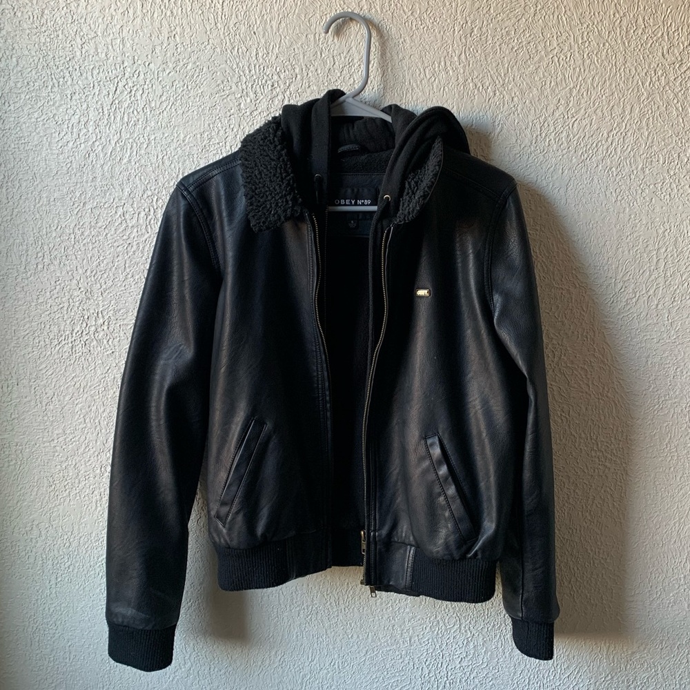 Leather Obey Jacket